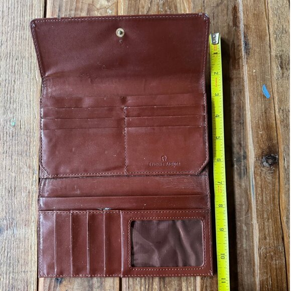 Etienne Aigner Croc Embossed Leather Wallet - Picture 7 of 7